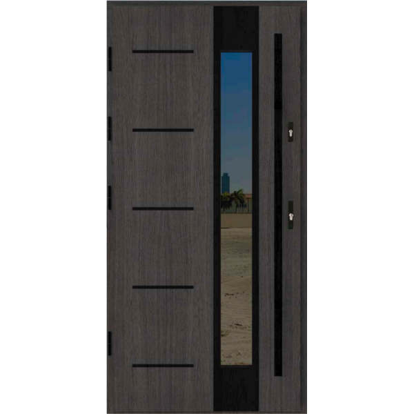Drzwi zew. drewniane AGMAR ZYRA