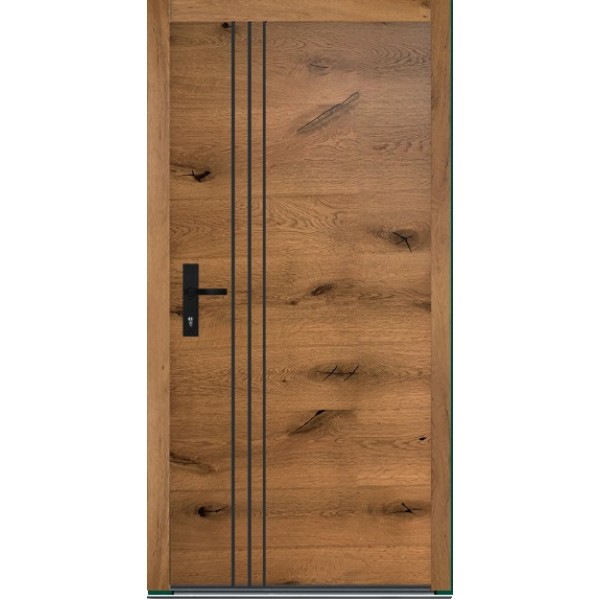 Drzwi zew. drewniane PARMAX BASIC 16D
