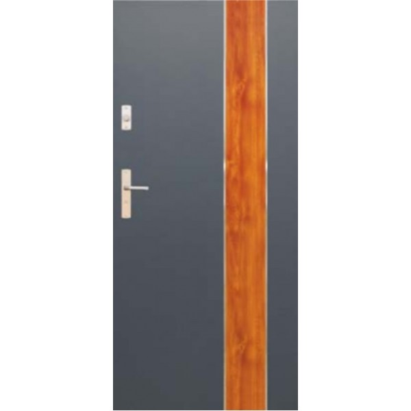 Drzwi zew. aluminiowe WIKĘD FUTURE INOX FI01C