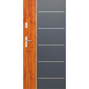 Drzwi zew. aluminiowe WIKĘD FUTURE INOX FI02A