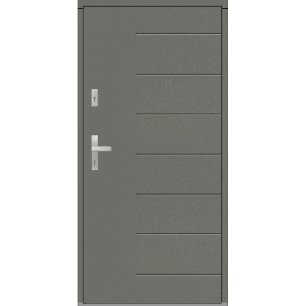 Drzwi zew. aluminiowe WIKĘD FUTURE INOX FI12