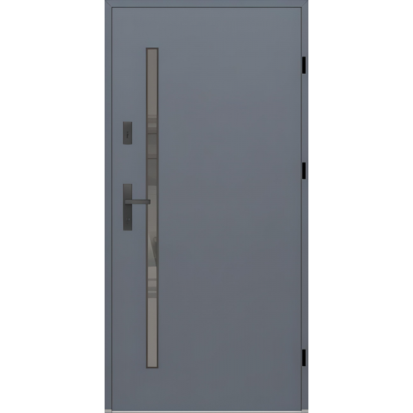 Drzwi zew. aluminiowe WIKĘD FUTURE INOX FI10A